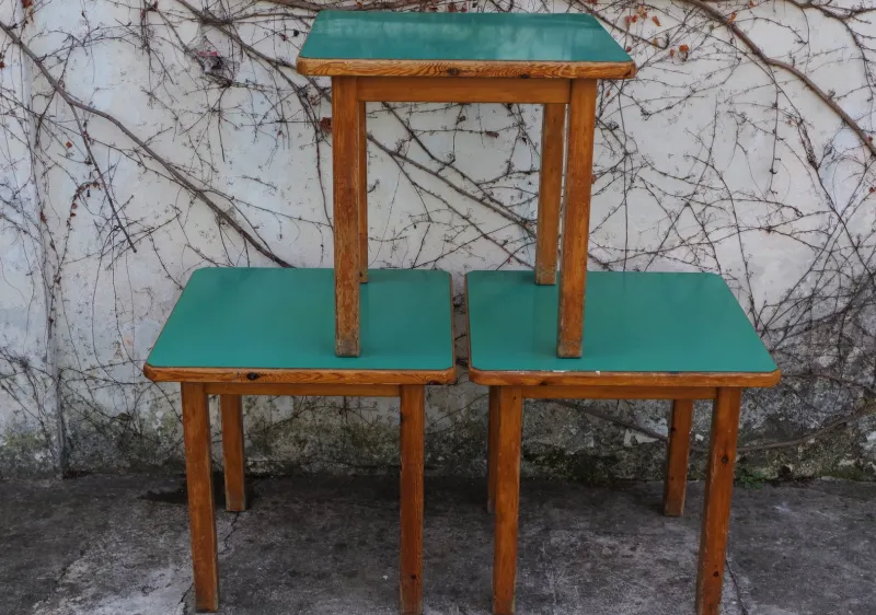 Discount Pamono Game Tables, 1950s, Set of 3
