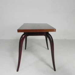 Pamono Gaming Table with Folding and Rotating Top, 1950s><noscript><img width=