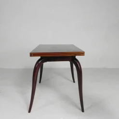 Pamono Gaming Table with Folding and Rotating Top, 1950s><noscript><img width=