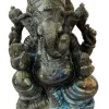 Pamono Ganesh Statue in Labradorite> Garden Accessories