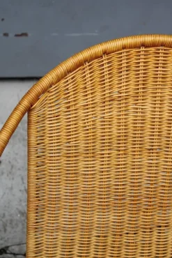 Best Pamono Garden Armchairs in Midollin & Metal Campo & Graffi Design attributed to Campo E Graffi, 1960s, Set of 4
