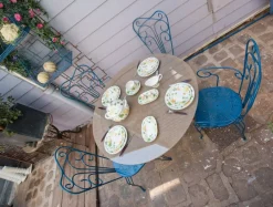 Sale Pamono Garden Chairs & Table Set from Fermob, 1950s, Set of 5