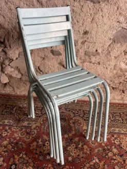 New Pamono Garden Chairs from Art-Prog, 1950s, Set of 4