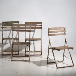 Pamono Garden Chairs,1920s, Set of 4> Garden Lighting