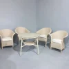 Sale Pamono Garden Conservatory Table and Chairs by Lloyd Loom, Set of 5
