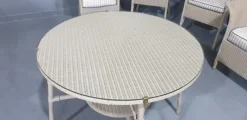 Sale Pamono Garden Conservatory Table and Chairs by Lloyd Loom, Set of 5