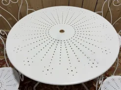 Clearance Pamono Garden Furniture in Wrought Iron, Set of 5