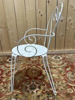 Clearance Pamono Garden Furniture in Wrought Iron, Set of 5