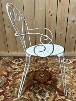 Clearance Pamono Garden Furniture in Wrought Iron, Set of 5