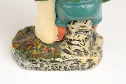 Discount Pamono Garden Gnome and Toadstool in Clay, GDR, 1950s