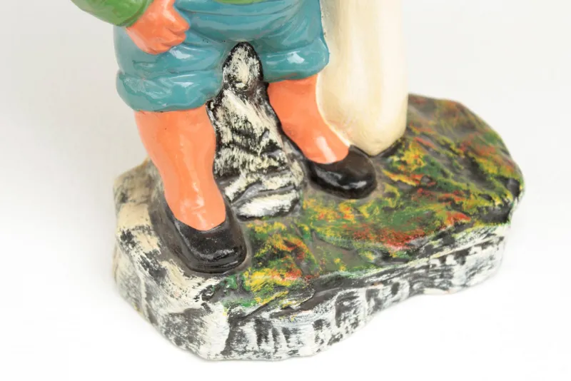 Discount Pamono Garden Gnome and Toadstool in Clay, GDR, 1950s