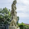 Pamono Garden Sculpture of Goddess Hera with Peacock, 1800s> Garden Accessories