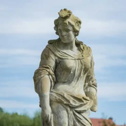 Pamono Garden Sculpture of Goddess Hera with Peacock, 1800s><noscript><img width=