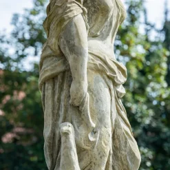 Pamono Garden Sculpture of Goddess Hera with Peacock, 1800s><noscript><img width=