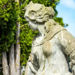 Pamono Garden Sculpture of Goddess Hera with Peacock, 1800s><noscript><img width=