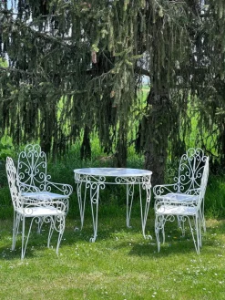 Pamono Garden Set, 1950s, Set of 5> Garden Seating
