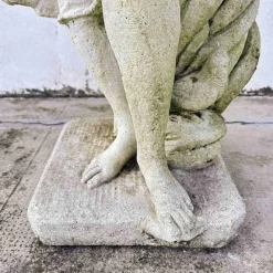 Pamono Garden Statue in Grit That Portrays Female Figure with Delicate Details><noscript><img width=