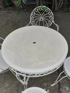 Hot Pamono Garden Table and Chairs, Set of 4