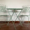 Hot Pamono Garden Table with Chairs, 1930s, Set of 3