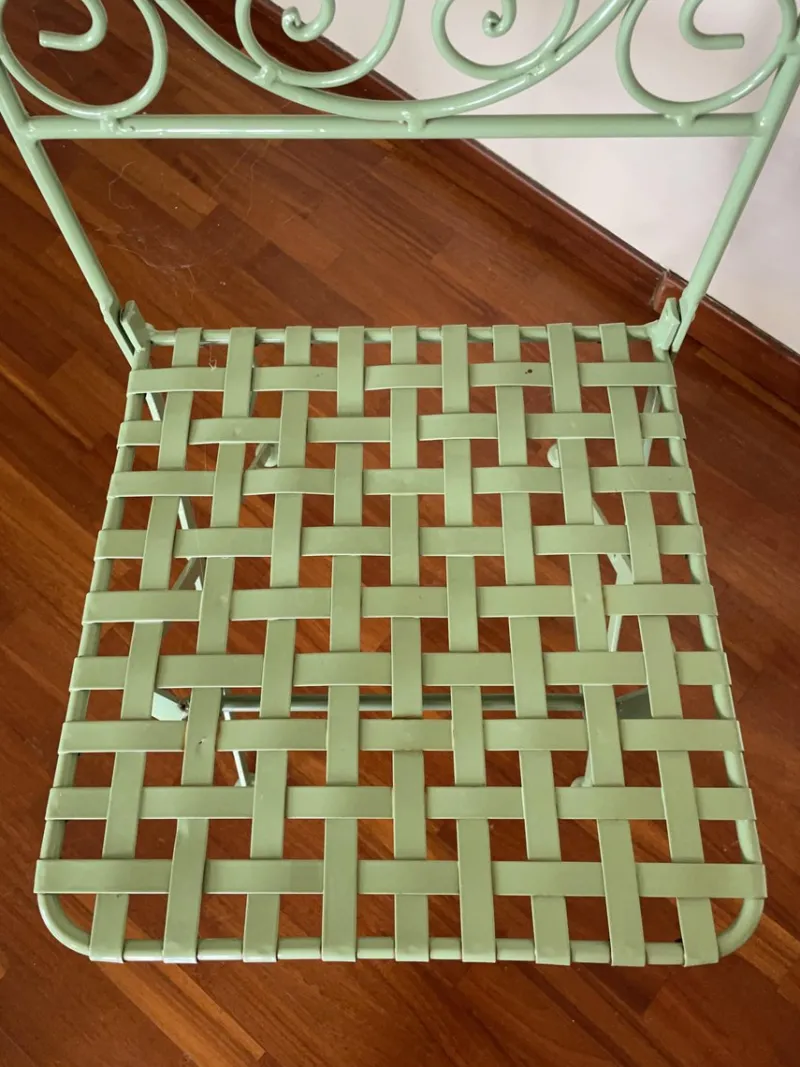 Hot Pamono Garden Table with Chairs, 1930s, Set of 3