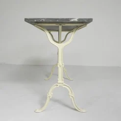 Hot Pamono Garden Table with Marble Top, 1950s