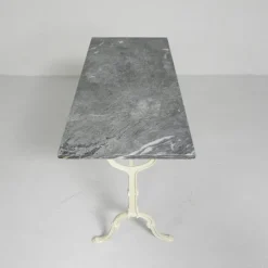 Hot Pamono Garden Table with Marble Top, 1950s