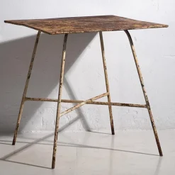 Pamono Garden Table with White Patina, 1920s> Garden Tables