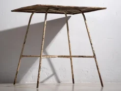 Pamono Garden Table with White Patina, 1920s> Garden Tables