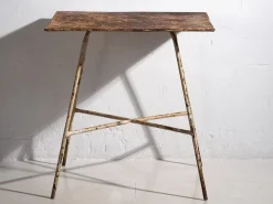 Pamono Garden Table with White Patina, 1920s><noscript><img width=
