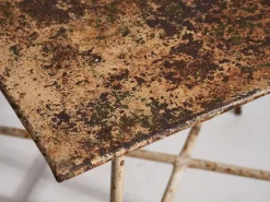 Pamono Garden Table with White Patina, 1920s><noscript><img width=