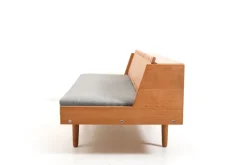 Pamono GE-258 Daybed in Oak and Cane by Hans J. Wegner for Getama, 1950s><noscript><img width=
