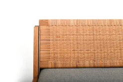 Pamono GE-258 Daybed in Oak and Cane by Hans J. Wegner for Getama, 1950s><noscript><img width=