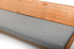 Pamono GE-258 Daybed in Oak and Cane by Hans J. Wegner for Getama, 1950s><noscript><img width=
