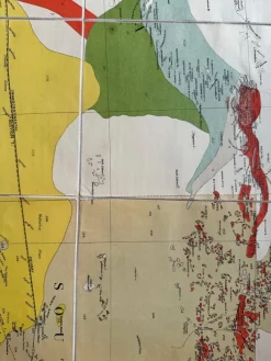 Pamono Geological Map of Australia, 1930s, Set of 2><noscript><img width=