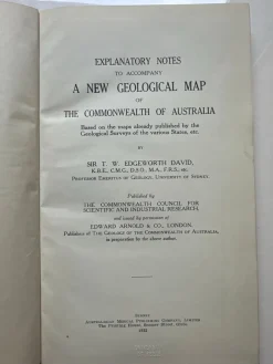 Pamono Geological Map of Australia, 1930s, Set of 2><noscript><img width=