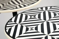 Pamono Geometric Bistro Tables, 1980s