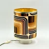 Online Pamono Geometric Fabric Table Lamp, 1970s