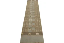Clearance Pamono Geometric Wool and Silk Runner from R&K Principal Jahanshah Nazmiyal