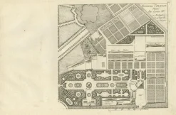 Pamono Georg Louis le Rouge, Garden Planted by Louis XV, 1785, Paper