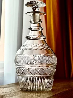 Pamono George III Anglo-Irish Crystal Cut Glass Decanter, 1825> Bottles, Carafes & Jugs