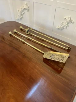Discount Pamono George III Brass Fire Irons, 1800, Set of 3