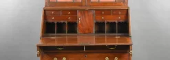 Pamono George III Oak Bureau Bookcase, 1780s><noscript><img width=