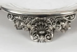 Pamono George III Sterling Silver Salver by Paul Storr, 1811><noscript><img width=