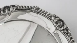 Pamono George III Sterling Silver Salver by Paul Storr, 1811><noscript><img width=