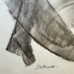 Pamono Georges (géo) De Vlamynck, Abstract Nude Woman, Charcoal Ink Chalk on Wet Paper><noscript><img width=