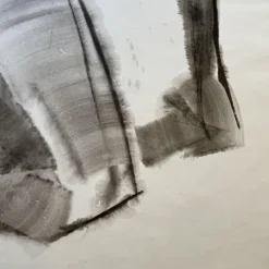 Pamono Georges (géo) De Vlamynck, Abstract Nude Woman, Charcoal Ink Chalk on Wet Paper><noscript><img width=