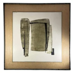 Best Pamono Georges (Géo) de Vlamynck, Abstract Composition, Oil on Panel, 1960s