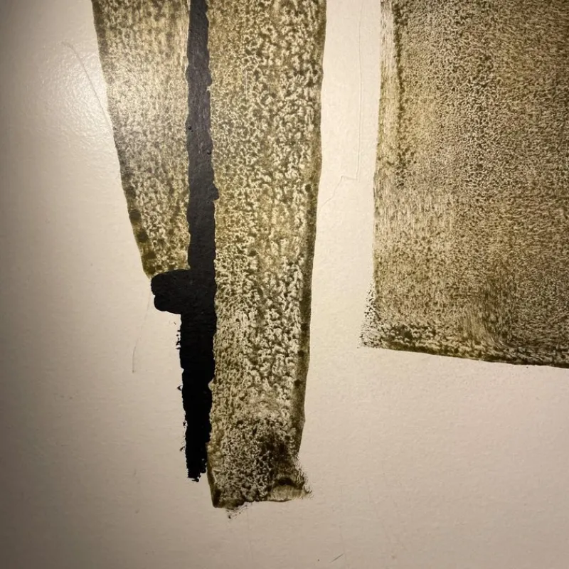 Best Pamono Georges (Géo) de Vlamynck, Abstract Composition, Oil on Panel, 1960s