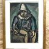 Outlet Pamono Georges Rouault, Clown, 1930, Aquatint, Framed