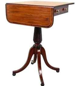 Pamono Georgian Baby Pembroke Table in Mahogany, 1800><noscript><img width=